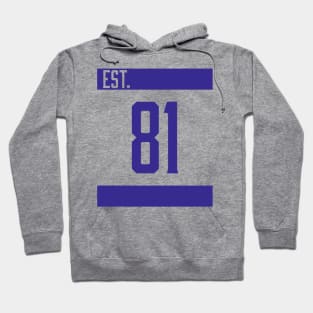 Est 81 Blue Hoodie